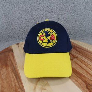 Men's Navy/Yellow Club America International Club Team Adjustable Snapback Hat